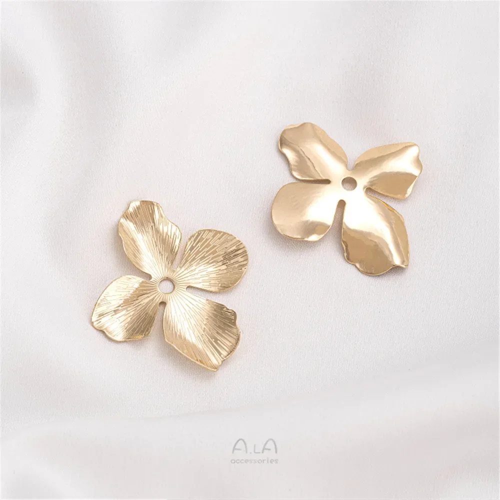 14k real gold plated handmade stamen - Фотография_3