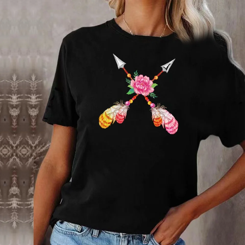 Футболка с коротким рукавом в стиле харадзюку - Фотография_2