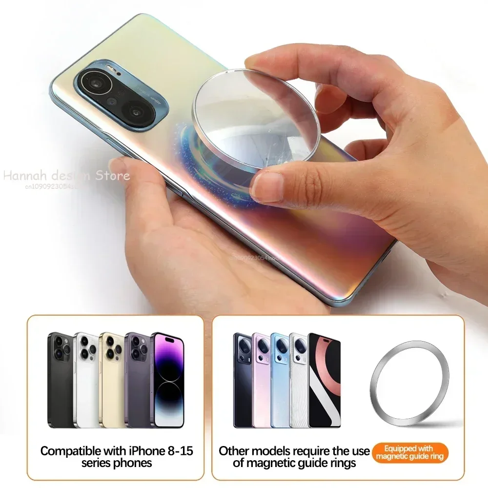 Магнитное зеркало для селфи для телефона magsafe iphone 15 pro max - Фотография_6