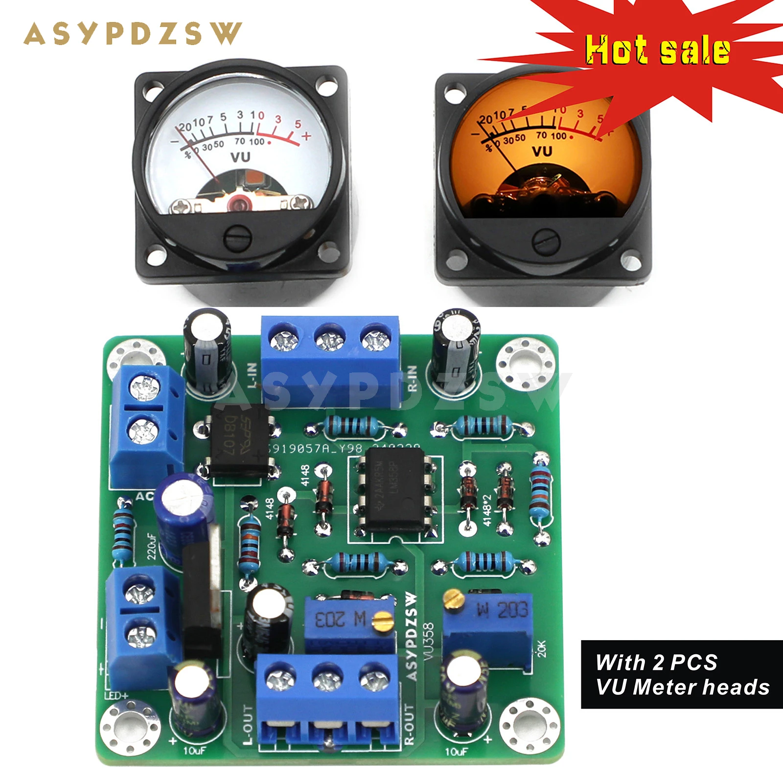 Asypdzsw vu358 vu level lm358 измеритель