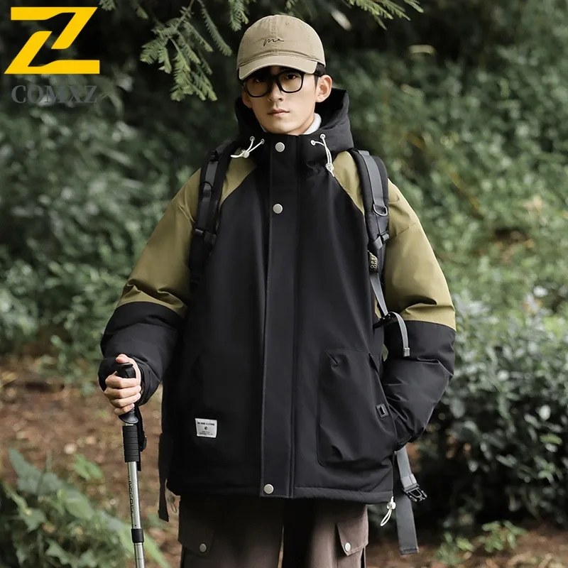 Comxz новое мужское пуховое пальто с капюшоном - Фотография_4