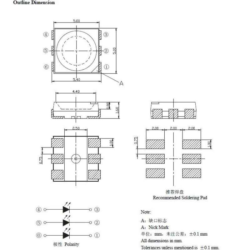 Smd led 5050 красный синий зеленый - Фотография_6
