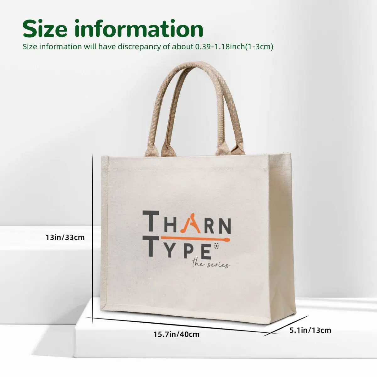 Рубашка tharntype tote bag холщовая - Фотография_5