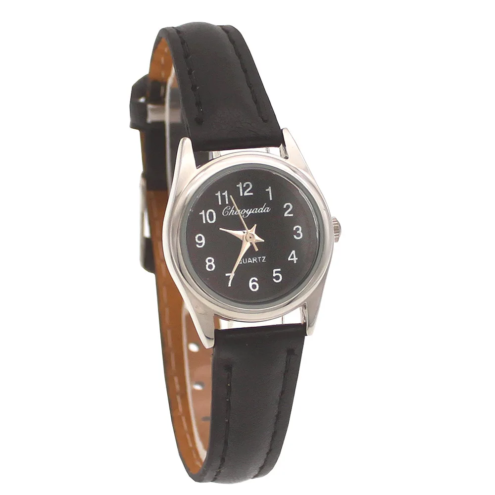 Модные кожаные кварцевые часы для студентов - Фотография_3