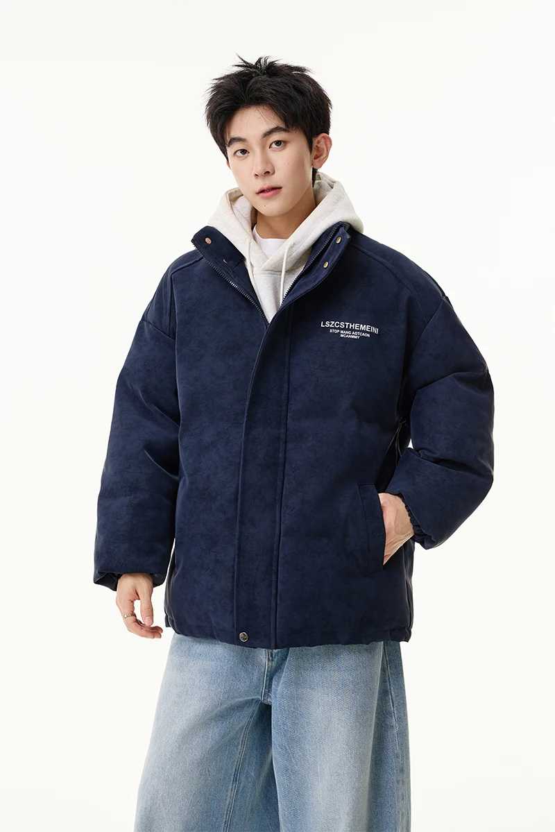 Зимнее новое пальто кофейного цвета в американском стиле - Фотография_4