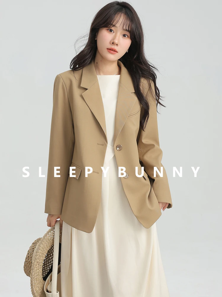 Элегантный винтажный свободный пиджак для женщин - Фотография_5