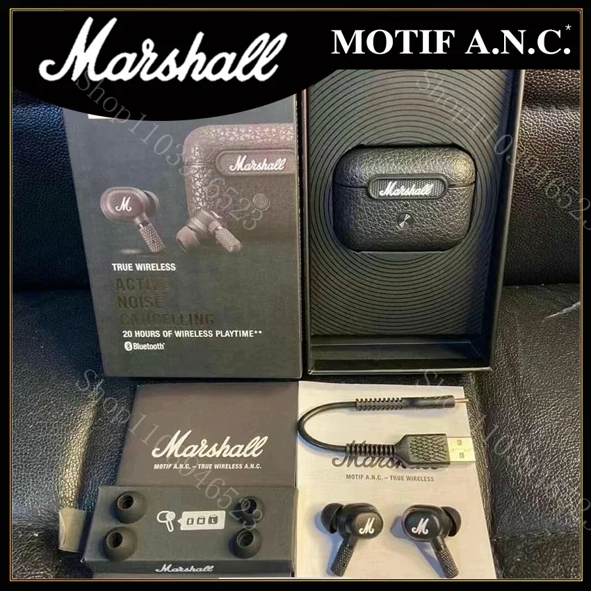 Новые marshall motif anc true wireless bluetooth 5.2 - Фотография_6