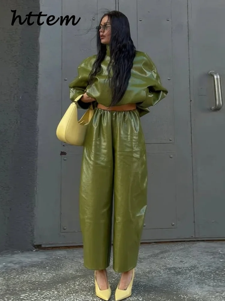 Уличные кожаные куртки на молнии - Фотография_6