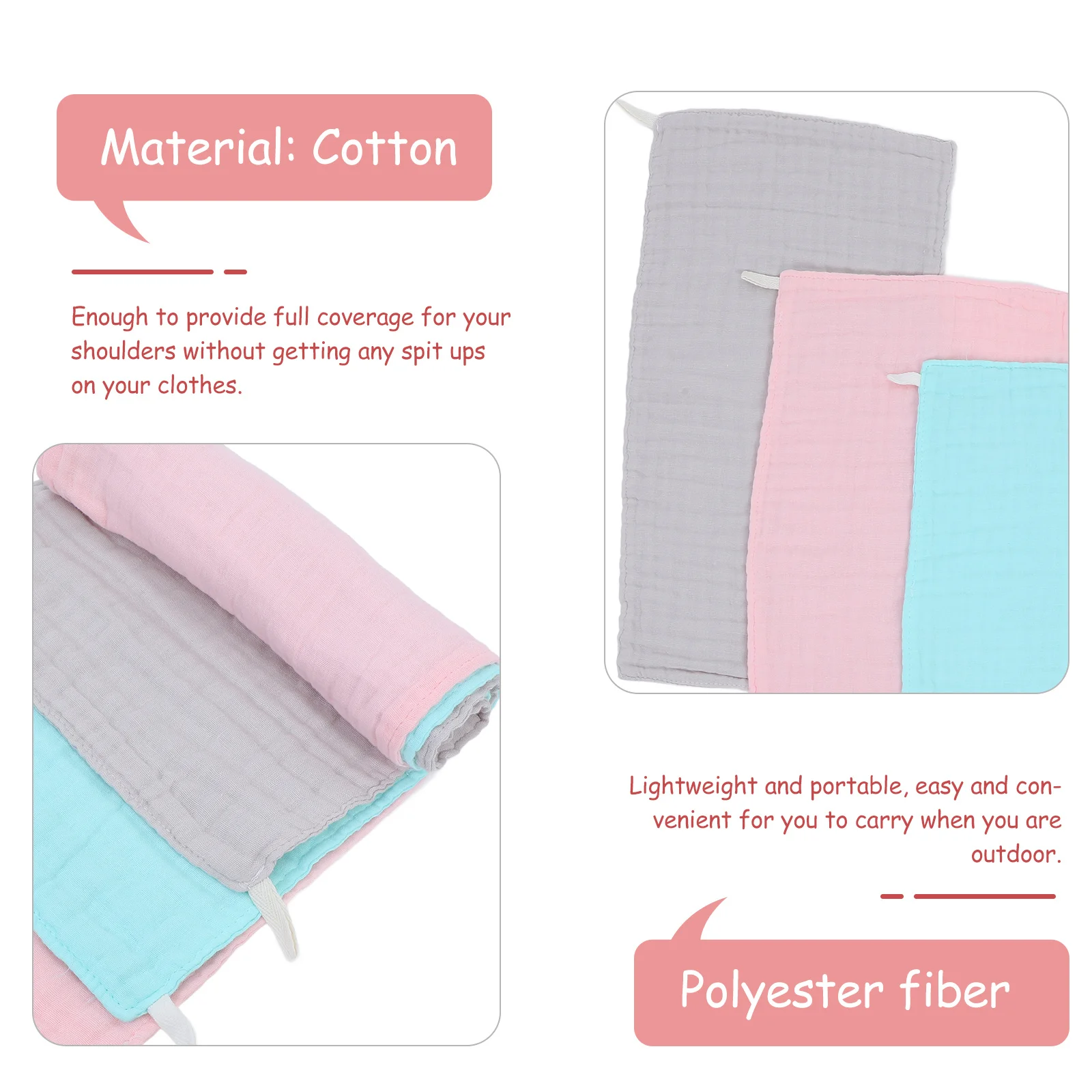 Хлопковое полотенце для новорожденных - Фотография_5