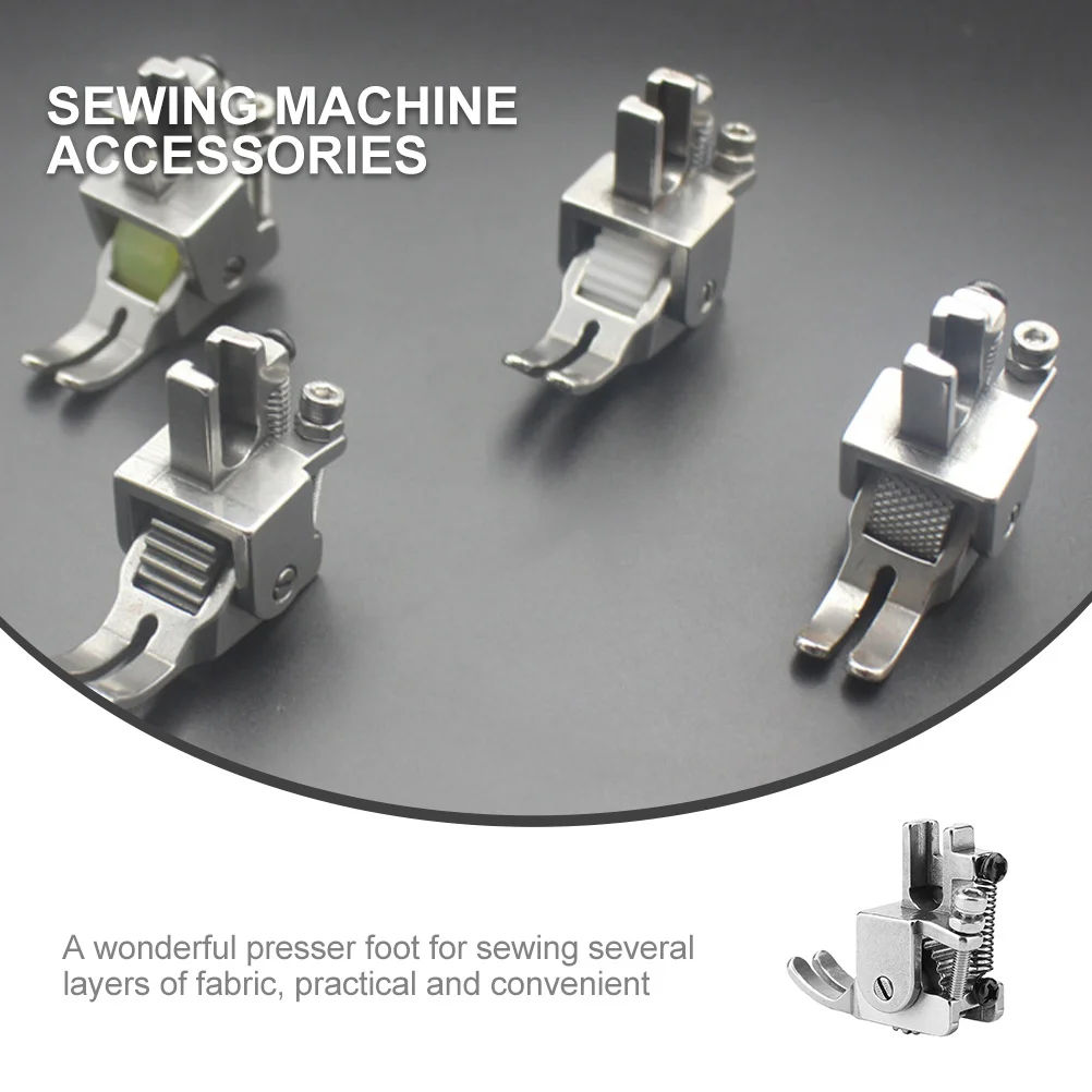 Роликовая прижимная лапка из толстого материала для шитья - Фотография_3