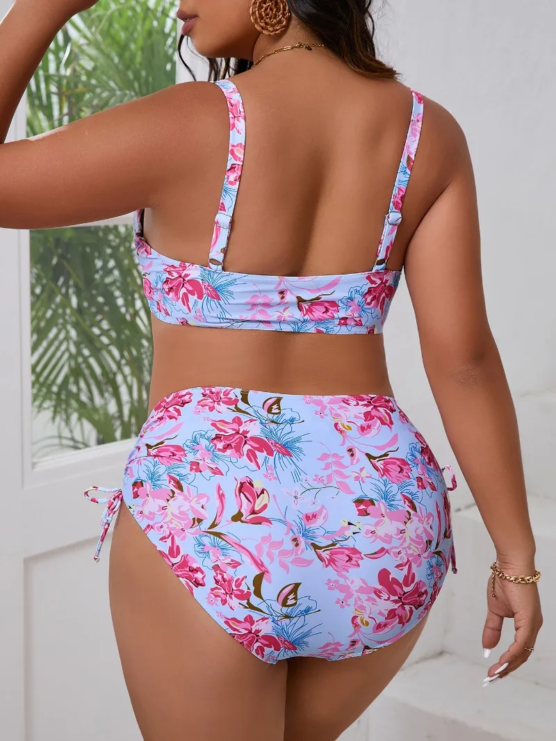 Танкини с принтом 2025 0xl-5xl - Фотография_2