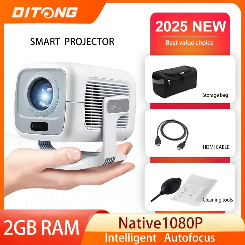 Ditong x3plus hd проектор native 1080p поддержка 4k wifi6 bt5