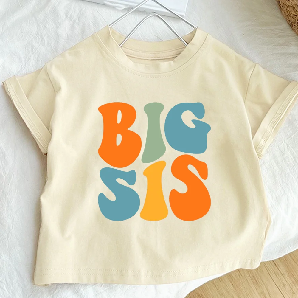 Одинаковые семейные футболки с принтом big bro sis little bro sis - Фотография_4