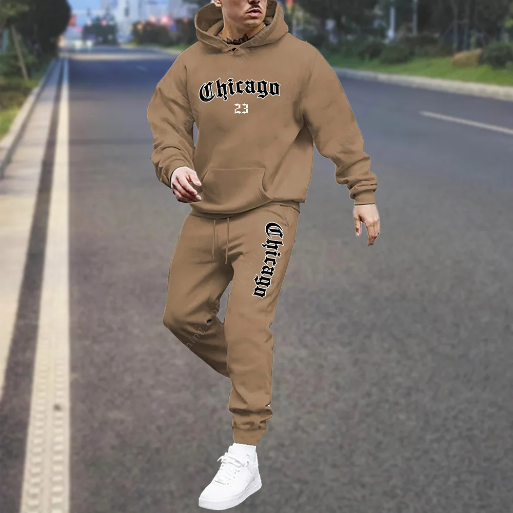 Мужские комплекты: толстовки и спортивные штаны chicago - Фотография_4