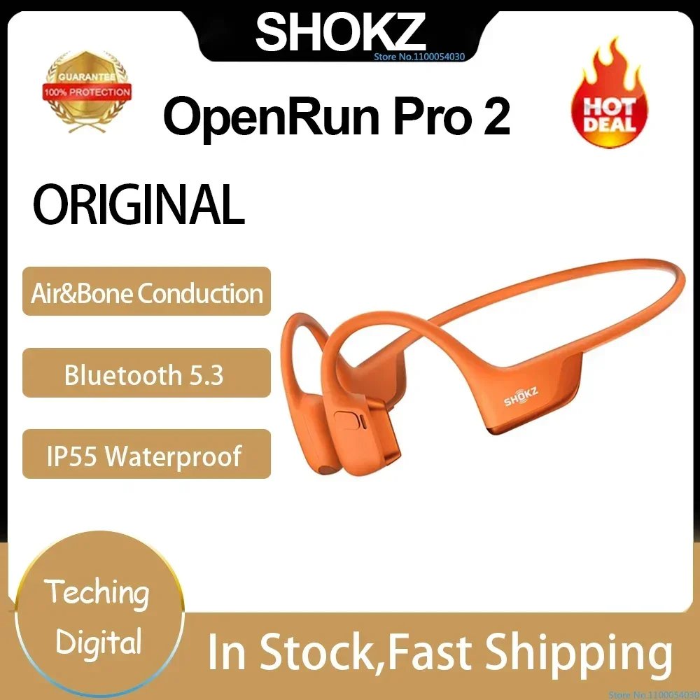 Оригинальные bluetooth-наушники shokz openrun pro 2 s820