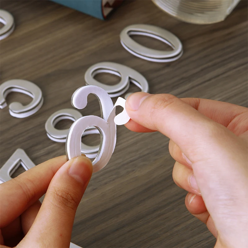 Дверной номер из нержавеющей стали с клейкой опорой 5*3 см - Фотография_5