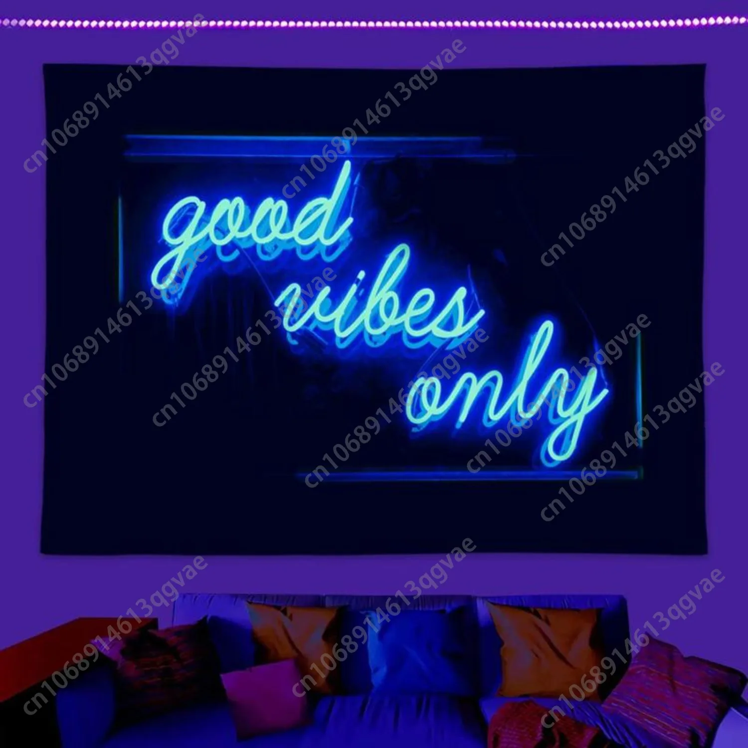 Флуоресцентный гобелен с буквенным - Фотография_3