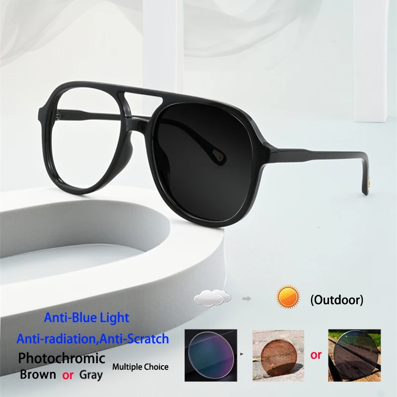 Мужские очки-пилот с двойным лучом - Фотография_3