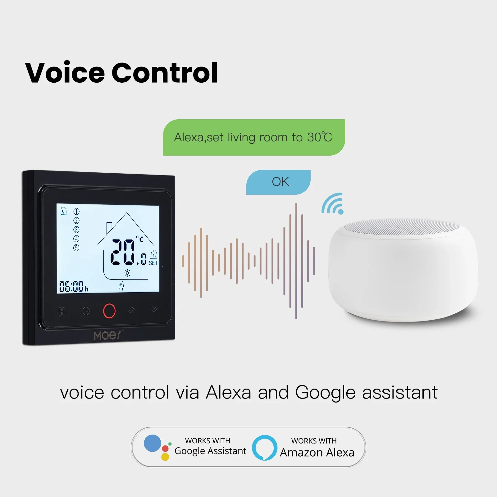 Moes tuya zigbee умный термостат - Фотография_2