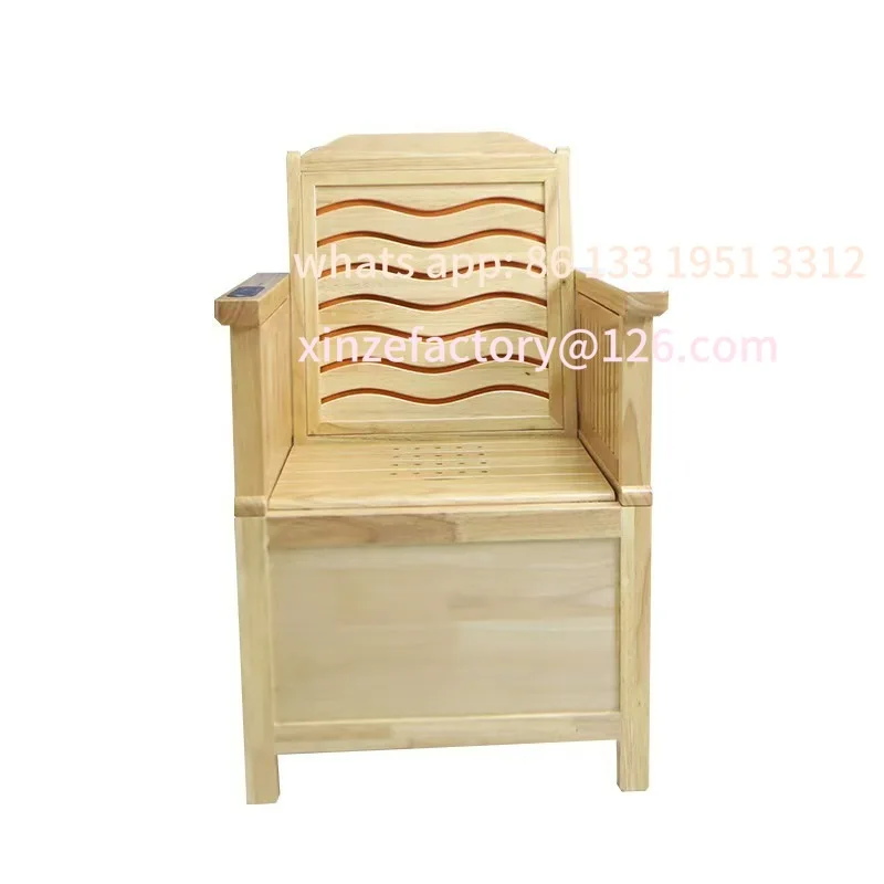 Сидя на кресле для прижигания