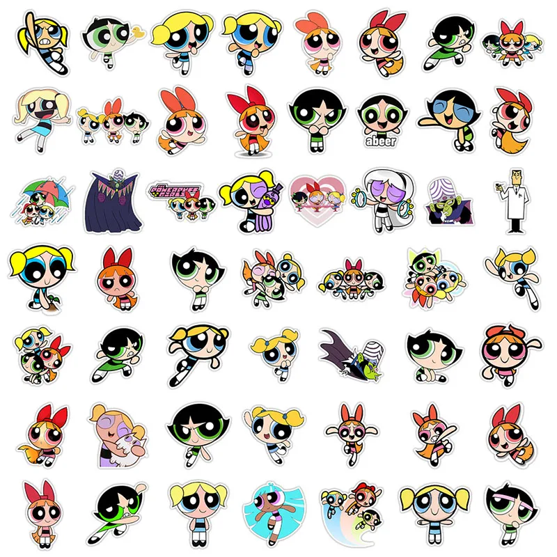 Powerpuff girls diy наклейки с - Фотография_3