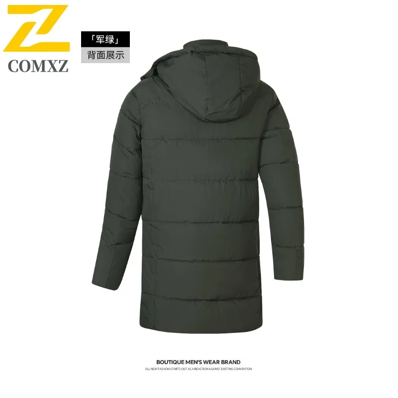 Comxz мужская стеганая куртка классическая - Фотография_5