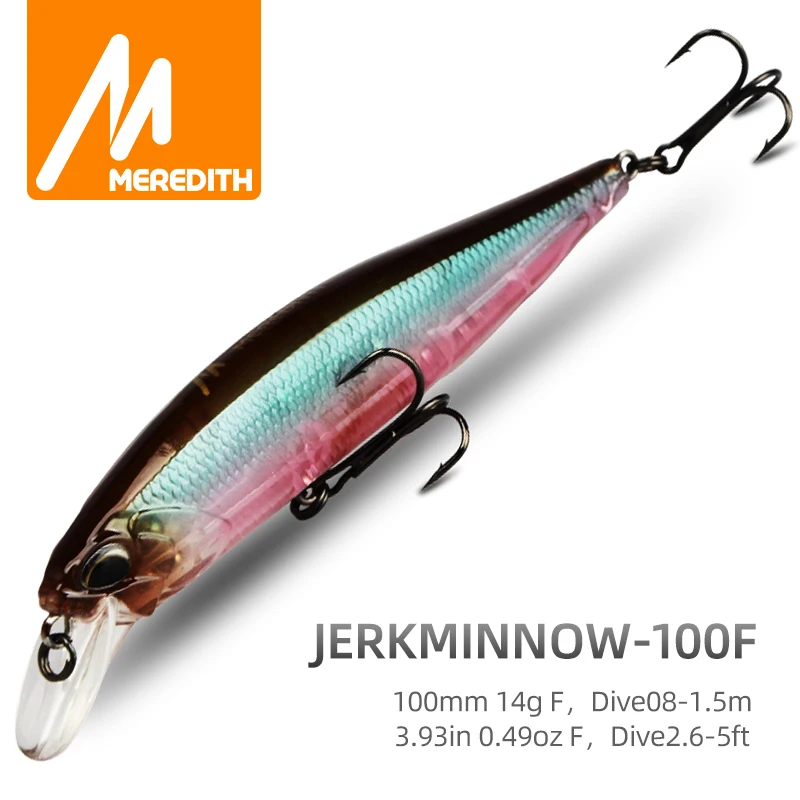 Meredith jerk minnow 100f 14 г