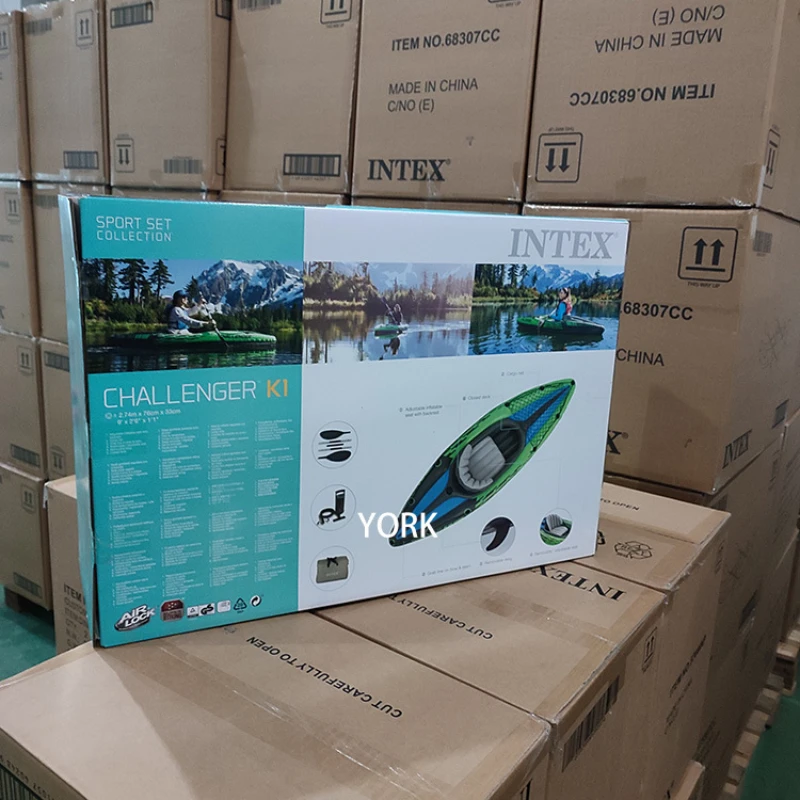 Intex-68305 надувная байдарка для рыбалки и водных видов спорта - Фотография_5