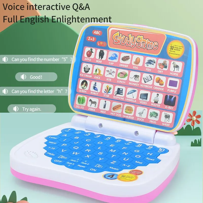 Маленькая игрушка для ноутбука english learning для детей 2-3 лет