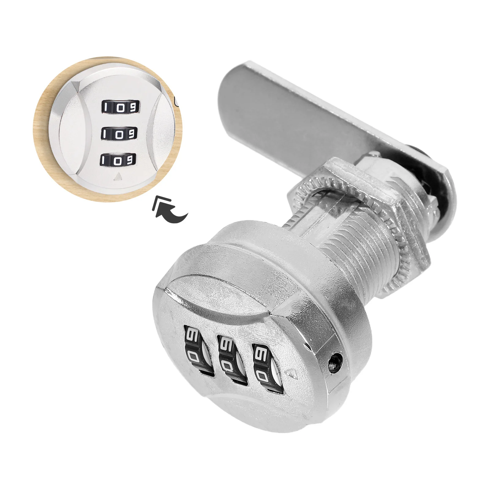 2 комплекта механического кодового замка из цинкового сплава с паролем - Фотография_2