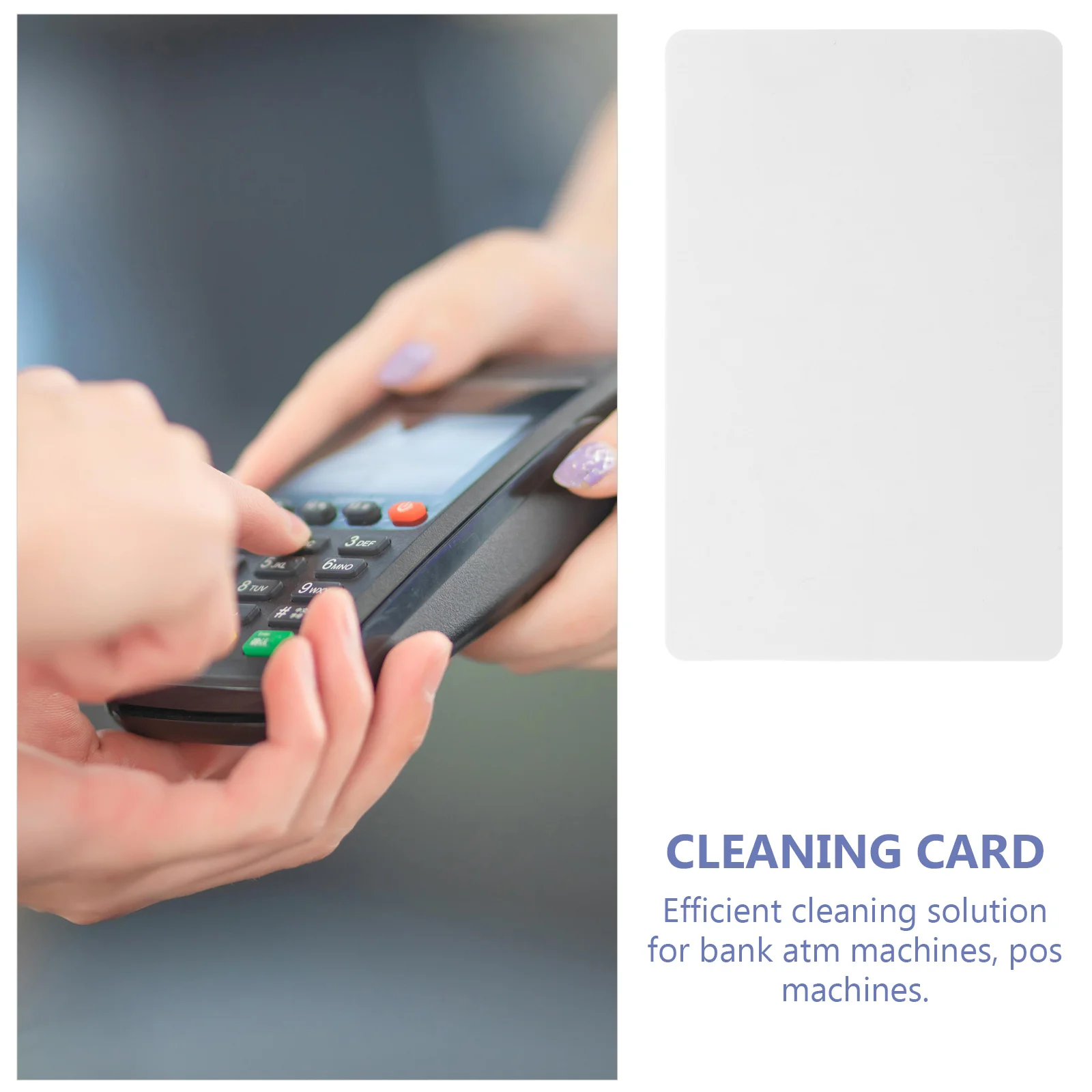 Многоразовая двусторонняя чистящая карта для pos-терминала - Фотография_5