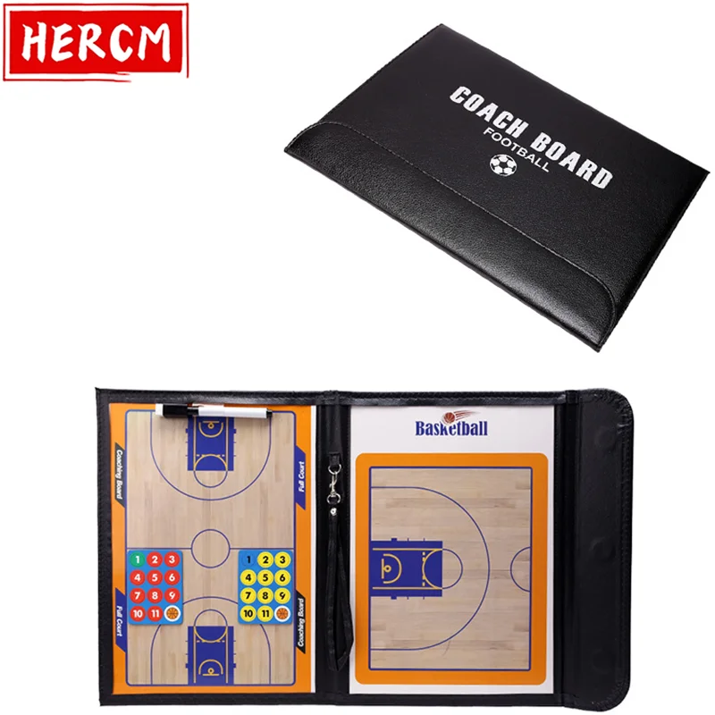 Складная тактическая доска для баскетбольных тренеров: с сумкой для ручек