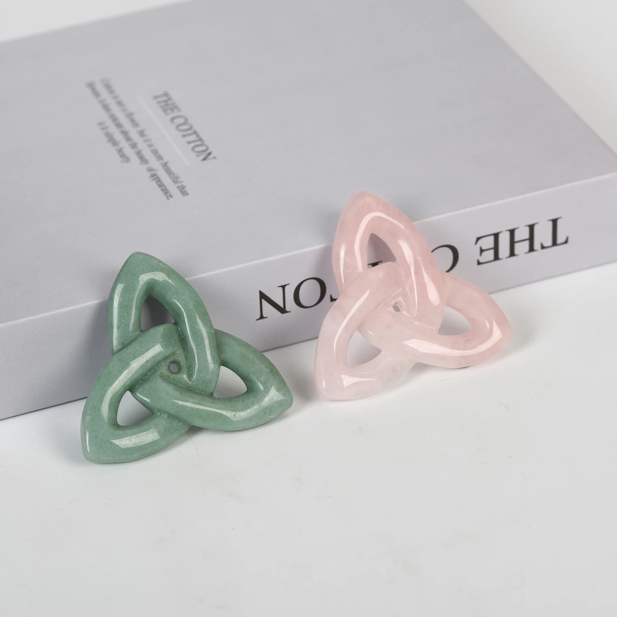 Кристалл кельтский triquetra резьба - Фотография_3