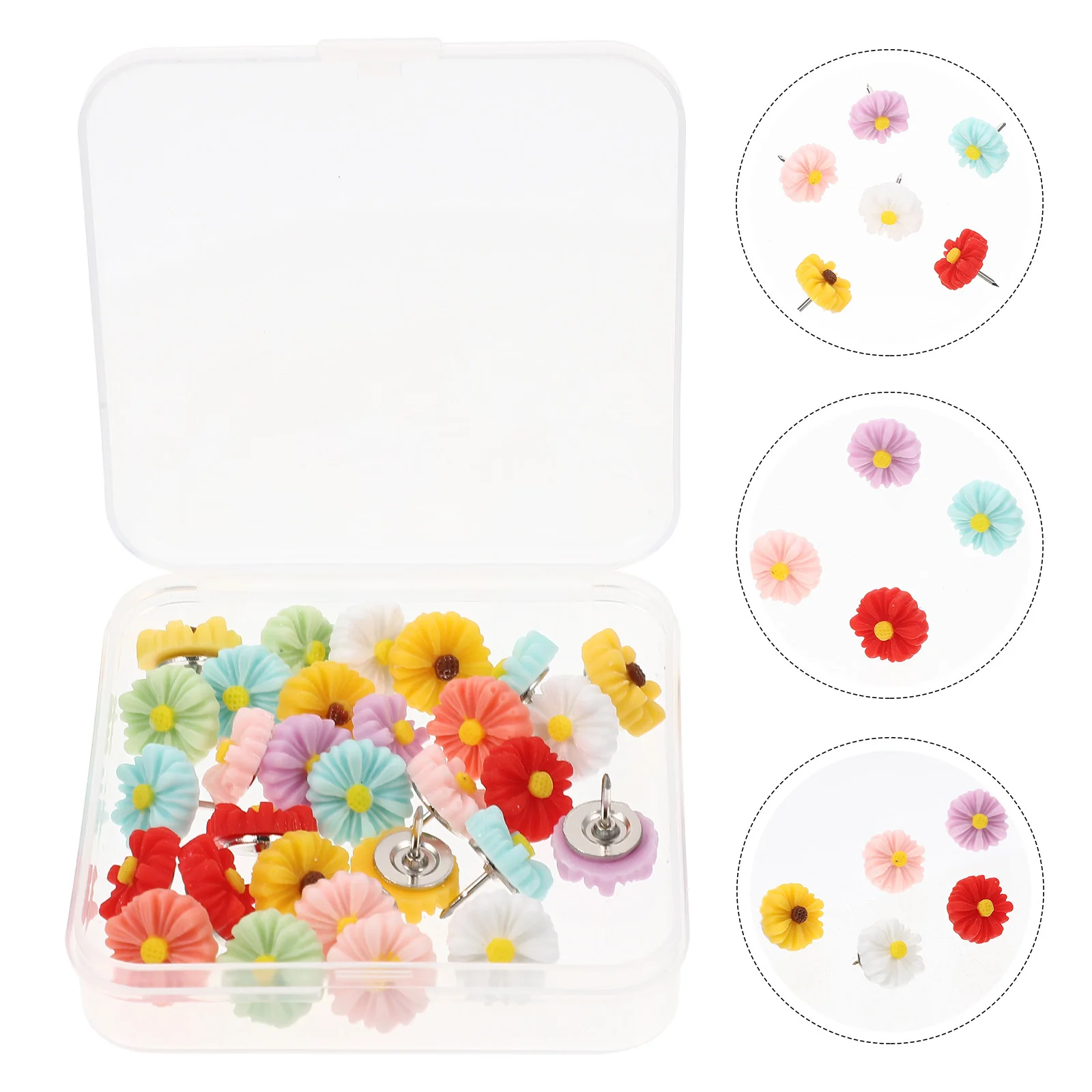 Канцелярские кнопки в форме цветка - Фотография_6