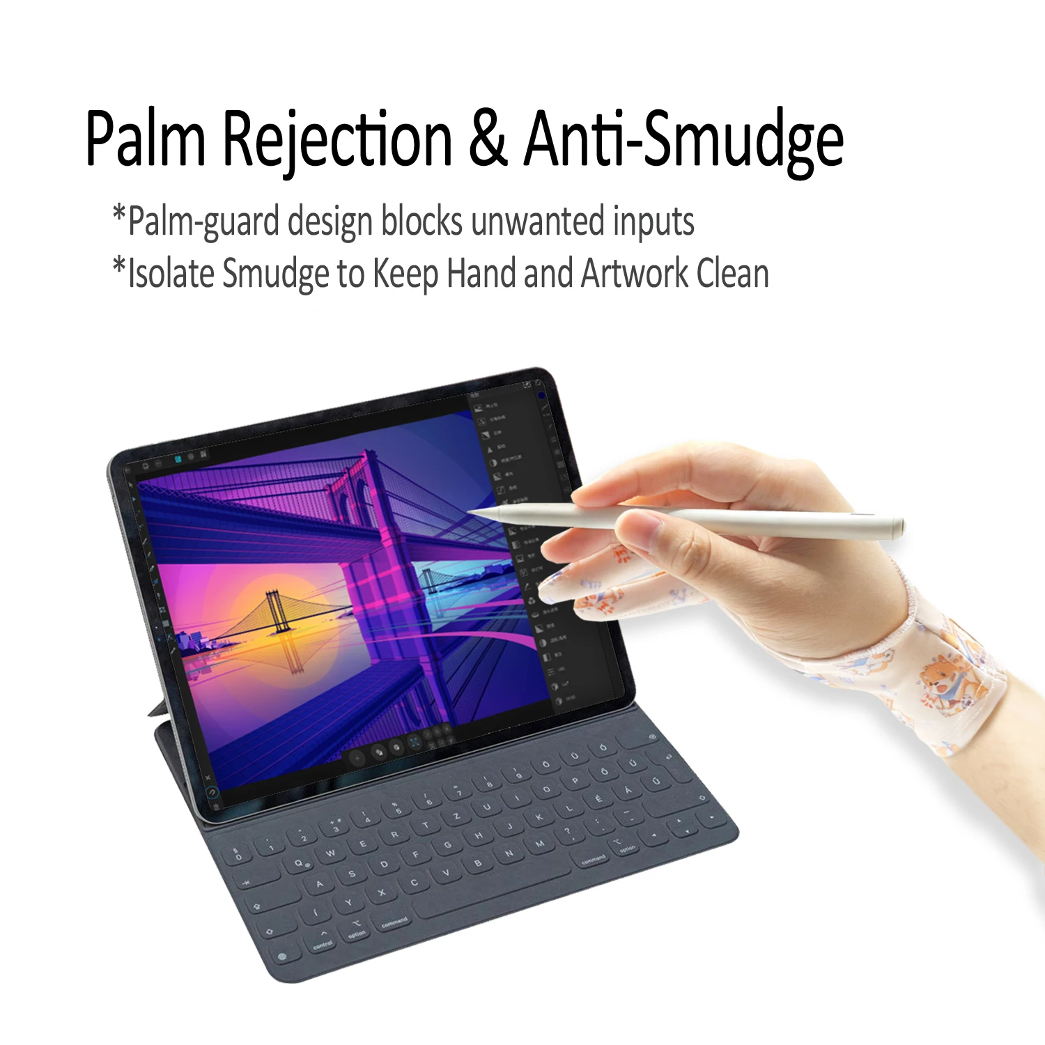 Трехслойные нескользящие перчатки - Фотография_6