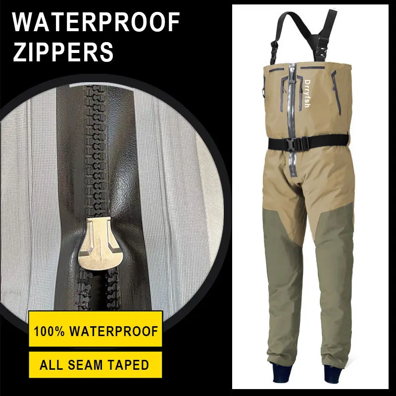 Водонепроницаемый ремешок на молнии без ботинок - Фотография_3