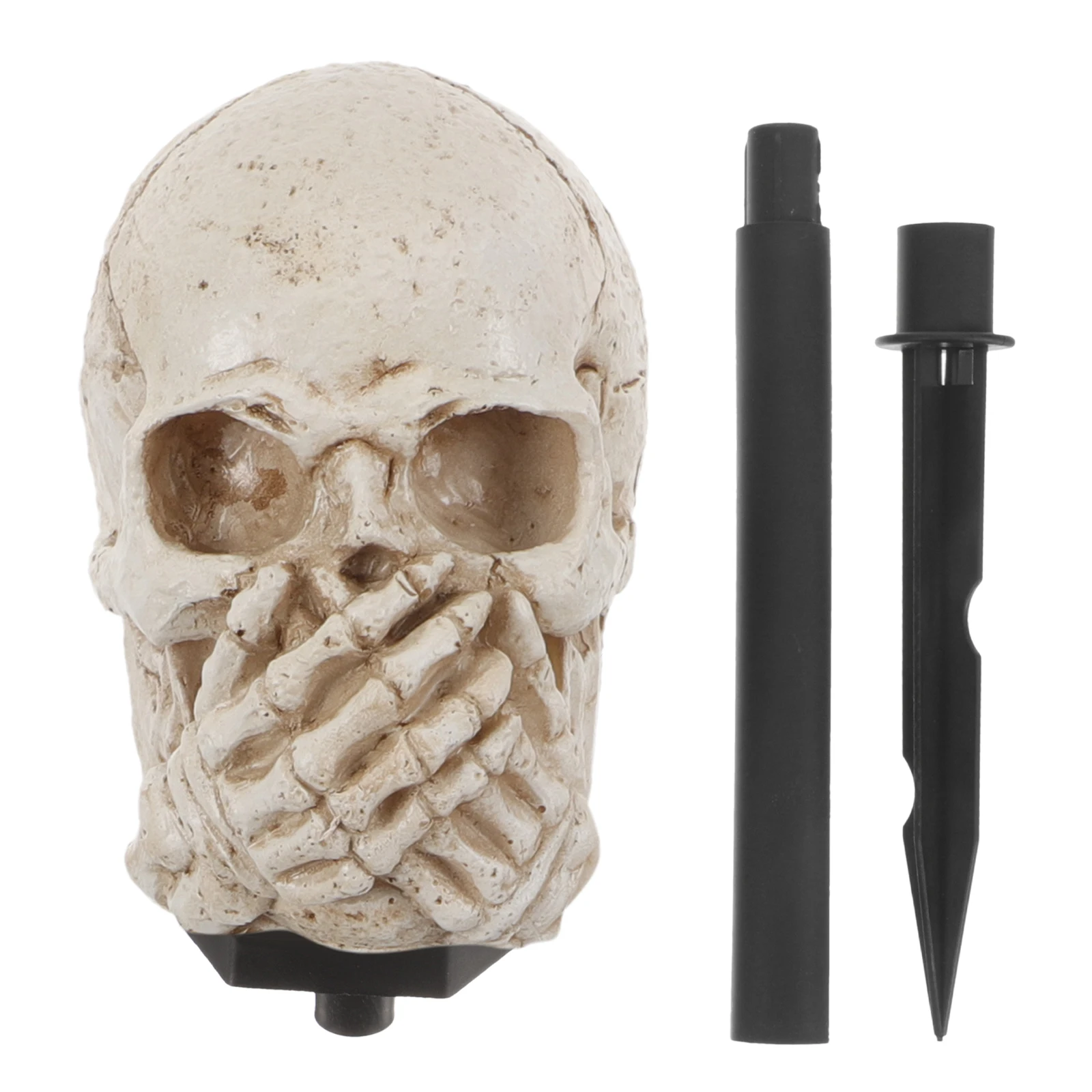 Лампа хэллоуин солнечный сад череп - Фотография_3