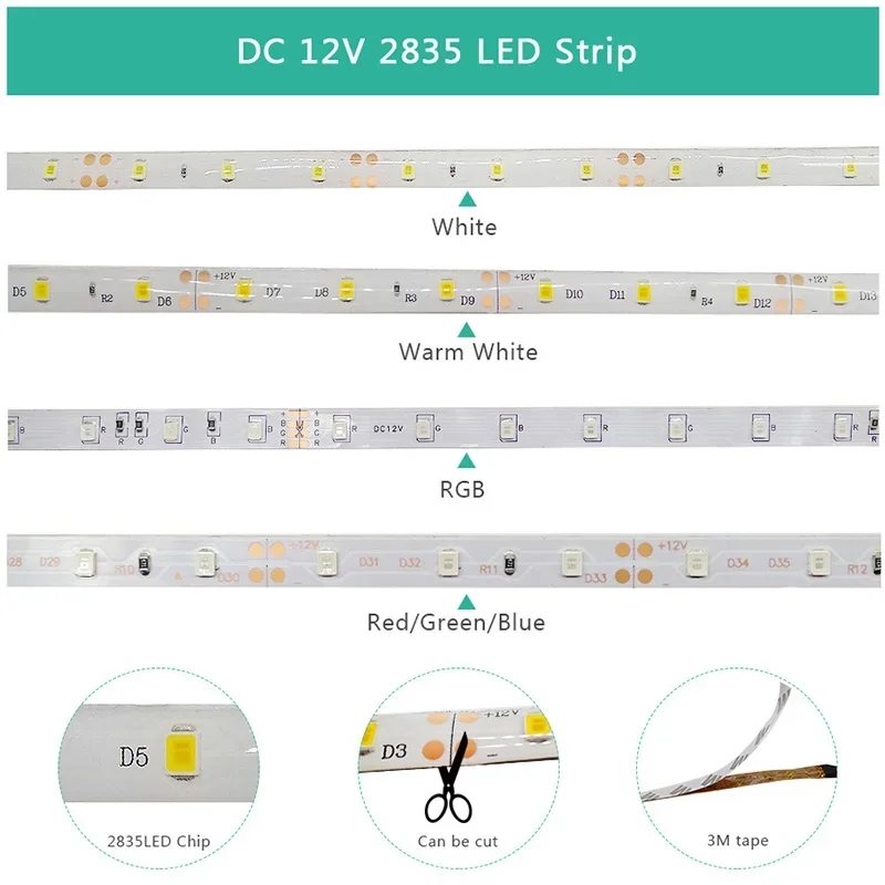 Светодиодная лента 5m 300leds smd2835 - Фотография_4