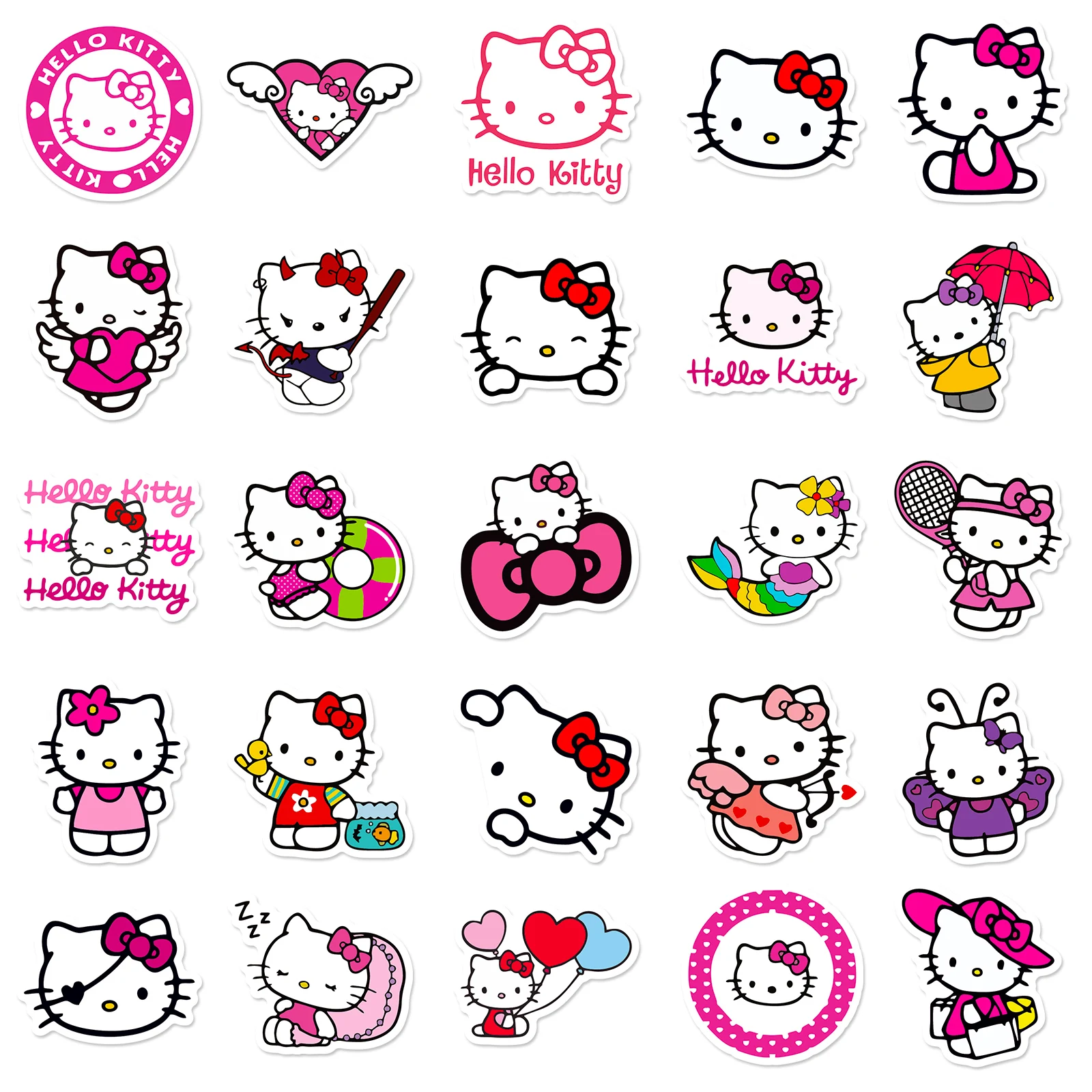 Sanrio hello kitty милые наклейки - Фотография_4