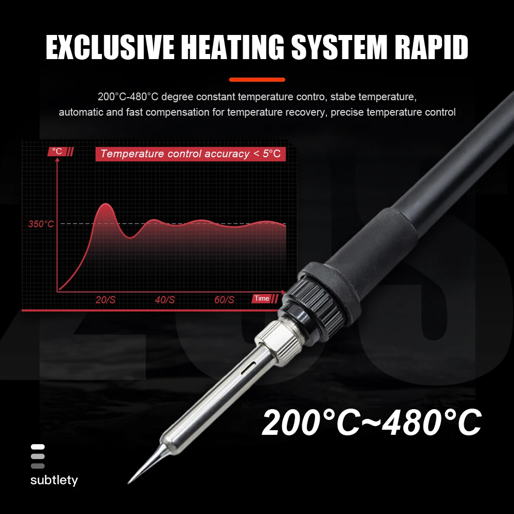 Jcd 936 паяльная станция 60 вт с регулируемой температурой - Фотография_5