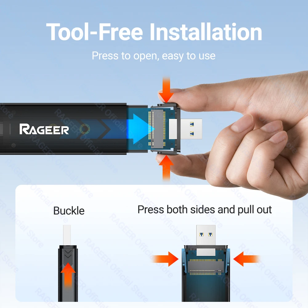 Корпус ssd rageer 10 гбит/с m - Фотография_3