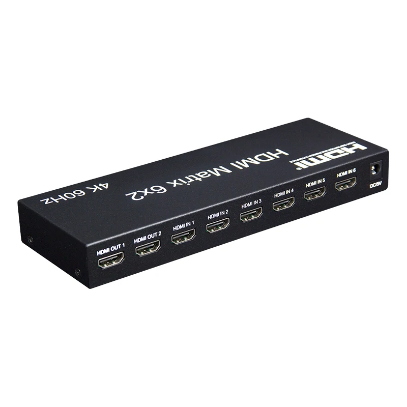 Матричный коммутатор hdmi 6x2 4k 60 гц - Фотография_5