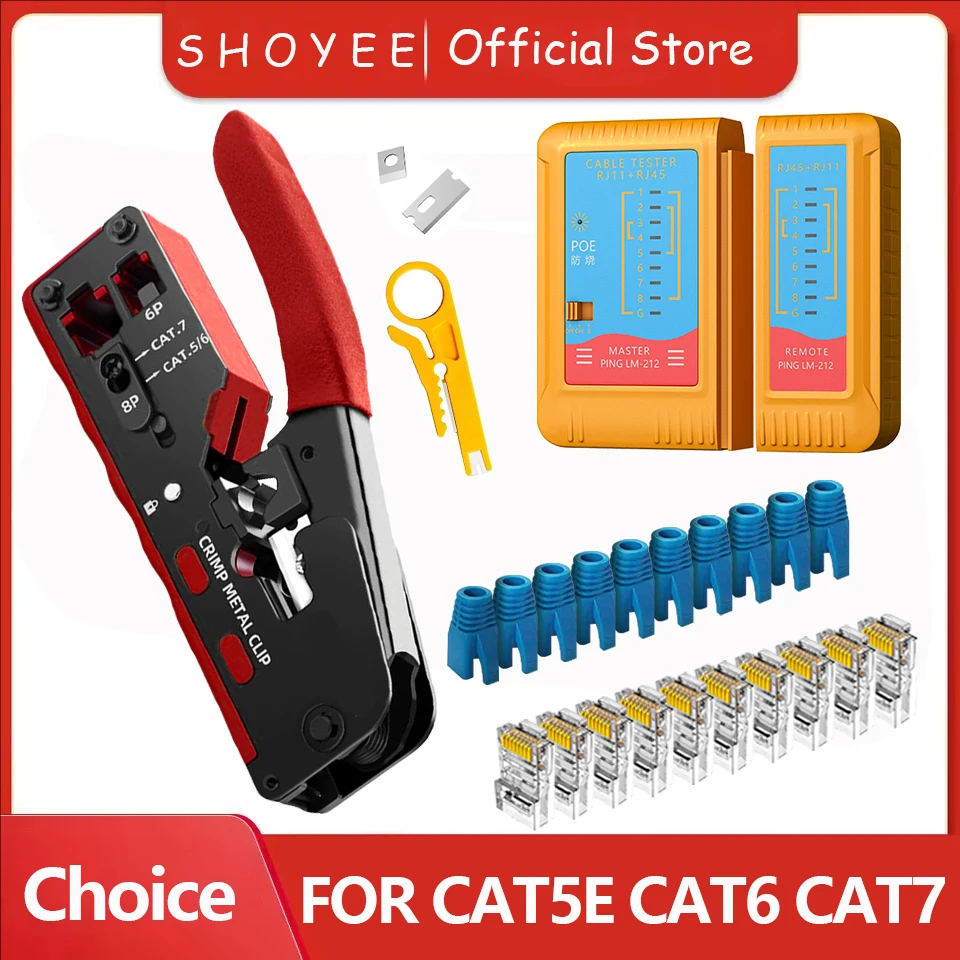 Rj45 rj12 rj11 проходной обжимной