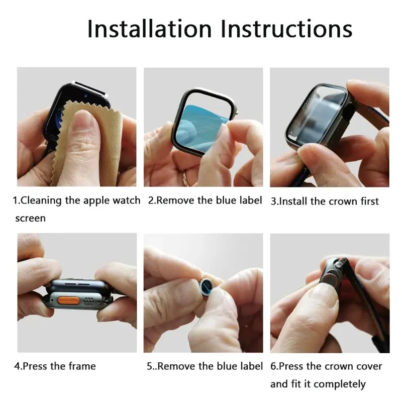 Стекло + чехол для apple watch - Фотография_6