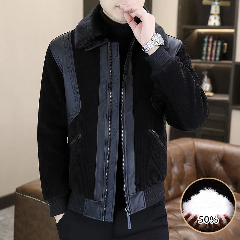 Высококачественный мужской короткий пуховик