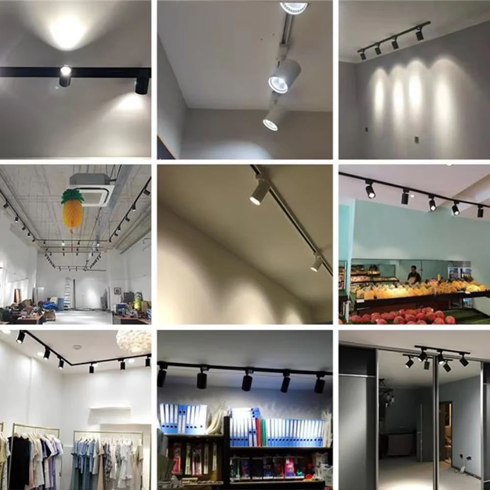 Светодиодная система на шине с прожектором led track light 220v cob - Фотография_6