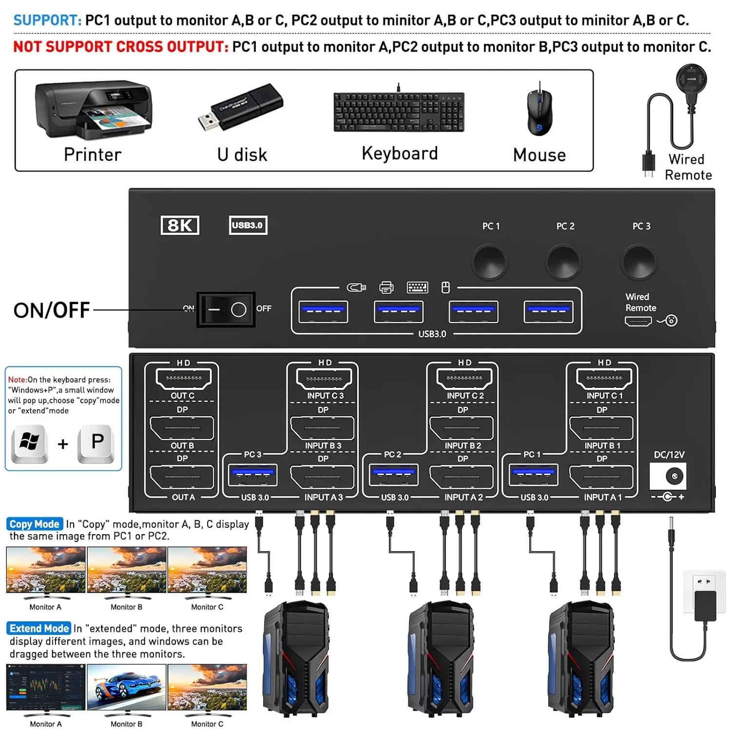 Kceve hdmi usb 3 - Фотография_2