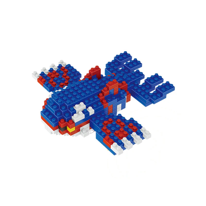 Маленькие блоки pokemon nanoblock charizard kyogre groudon rayquaza - Фотография_5