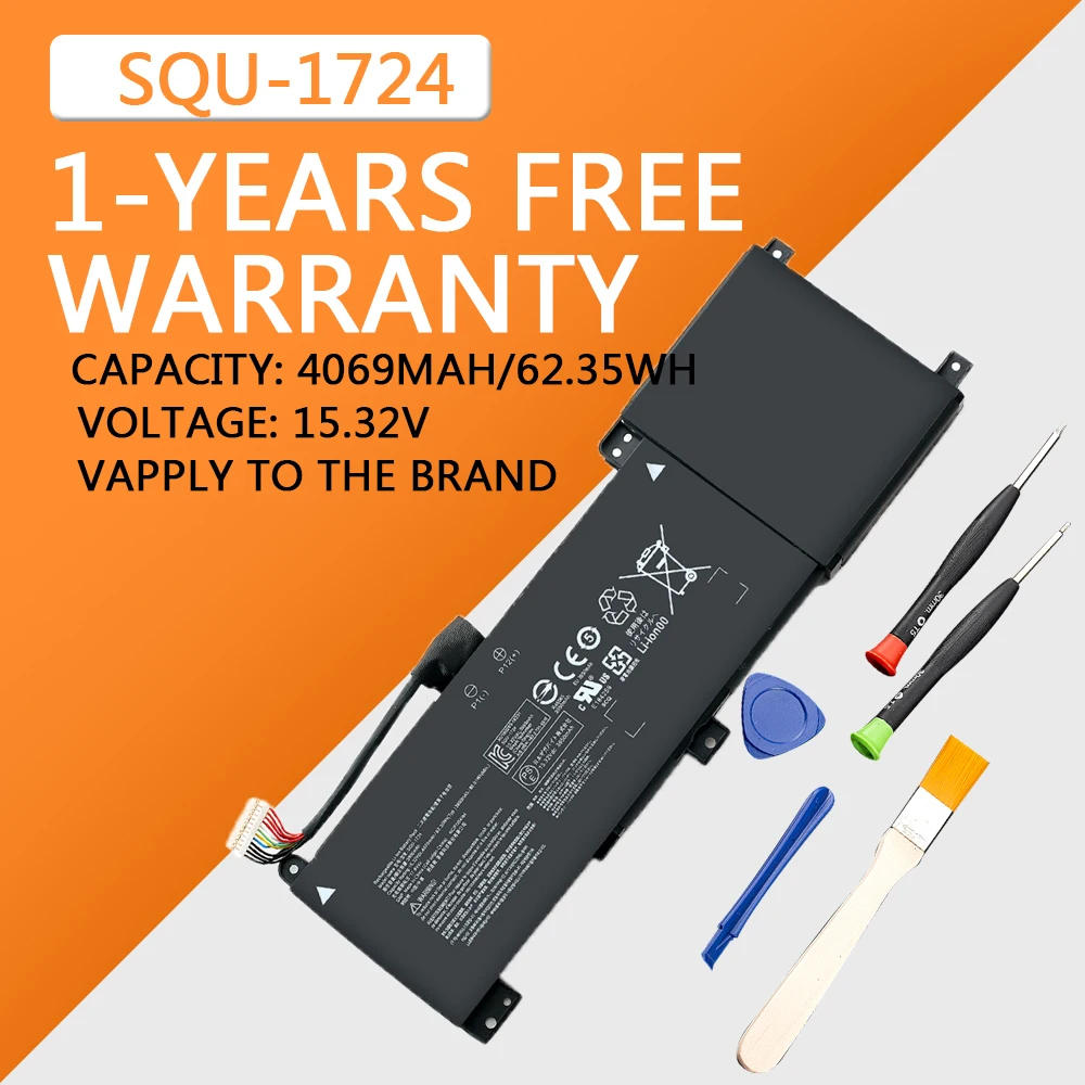 Squ-1723 1724 1904 1905 аккумулятор для ноутбука gigabyte aorus 15-x9