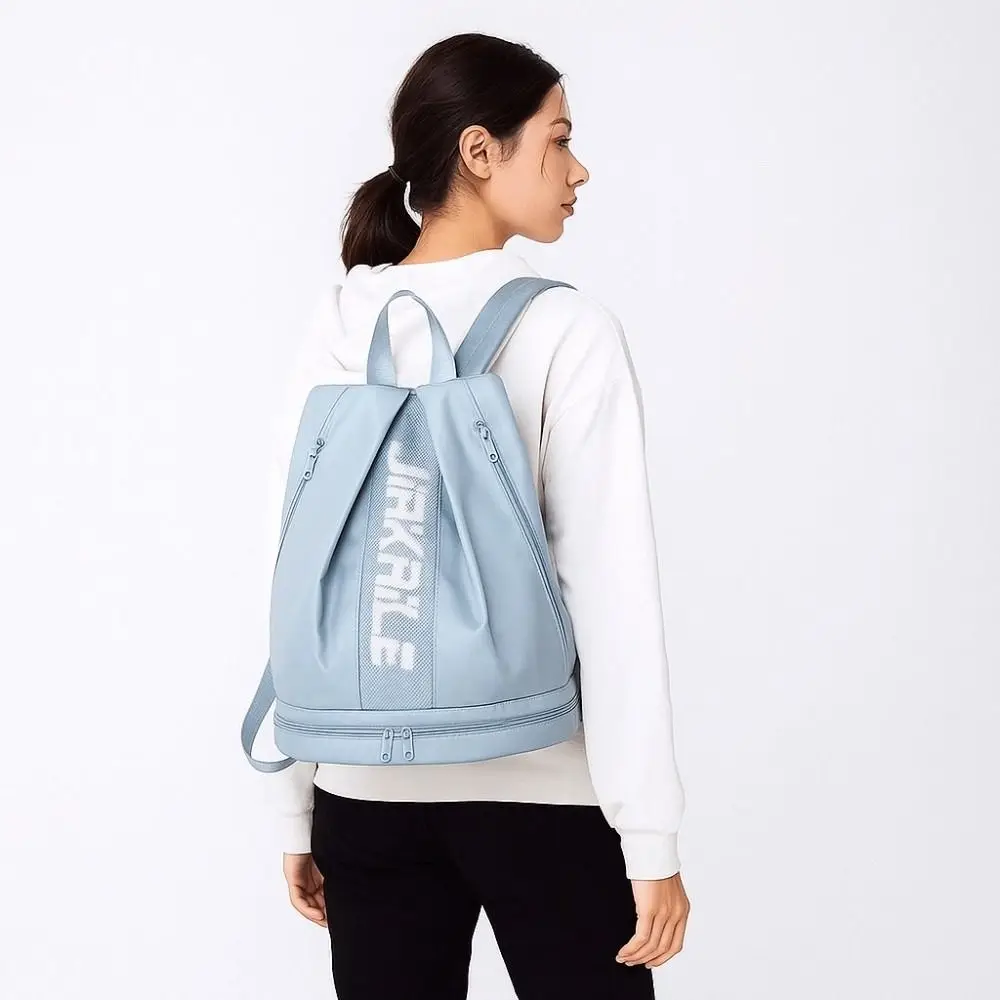 Портативный спортивный рюкзак большой емкости с нижним отделением - Фотография_3